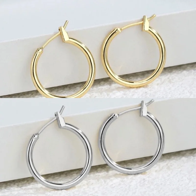 Best hoop earrings with twisted rope designs for a nautical-inspired style-The Everyday Hoop Earrings