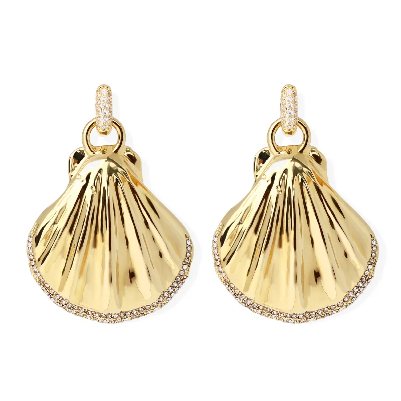 Best hoop earrings with snake-inspired designs for an edgy and fierce vibe-GILA Earrings - Gold