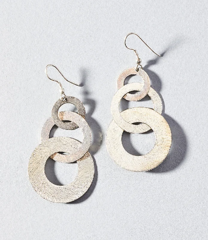 Hoop earrings with oversized pearl accents for a statement-making look-Linked Up Earrings