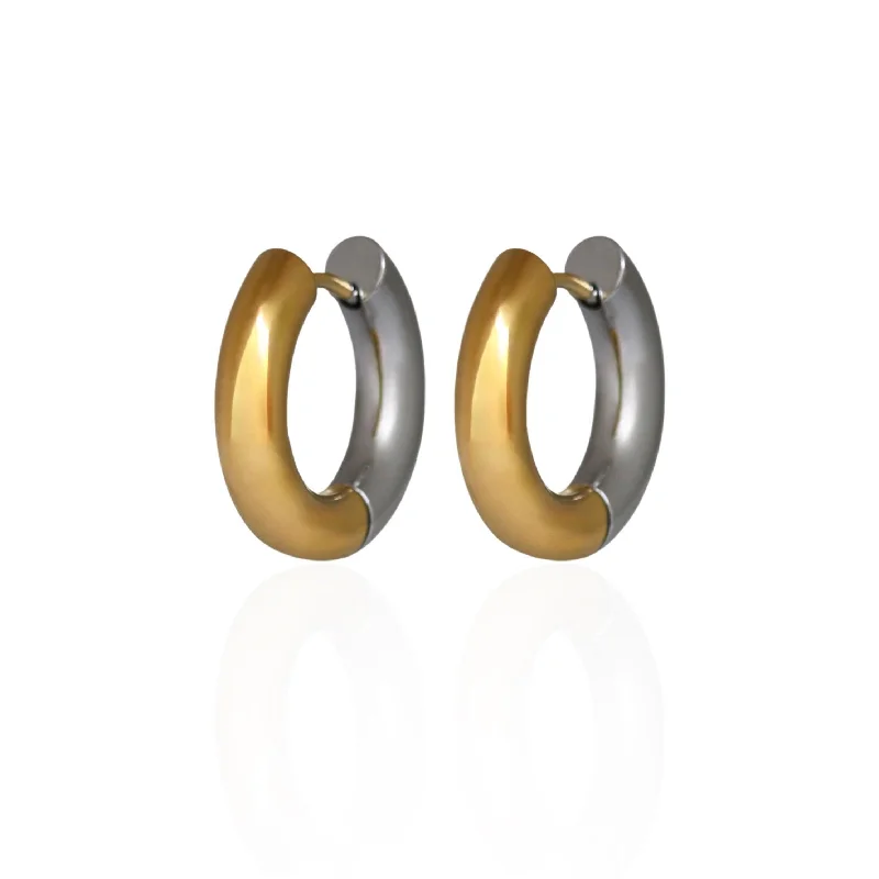 Best hoop earrings with geometric shapes for a modern and artistic appeal-Equilibrium Hoops