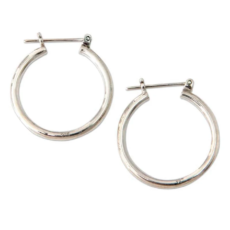 Best hoop earrings with geometric pendants for a modern, chic appeal-Moonlit Goddess Hoop Earrings