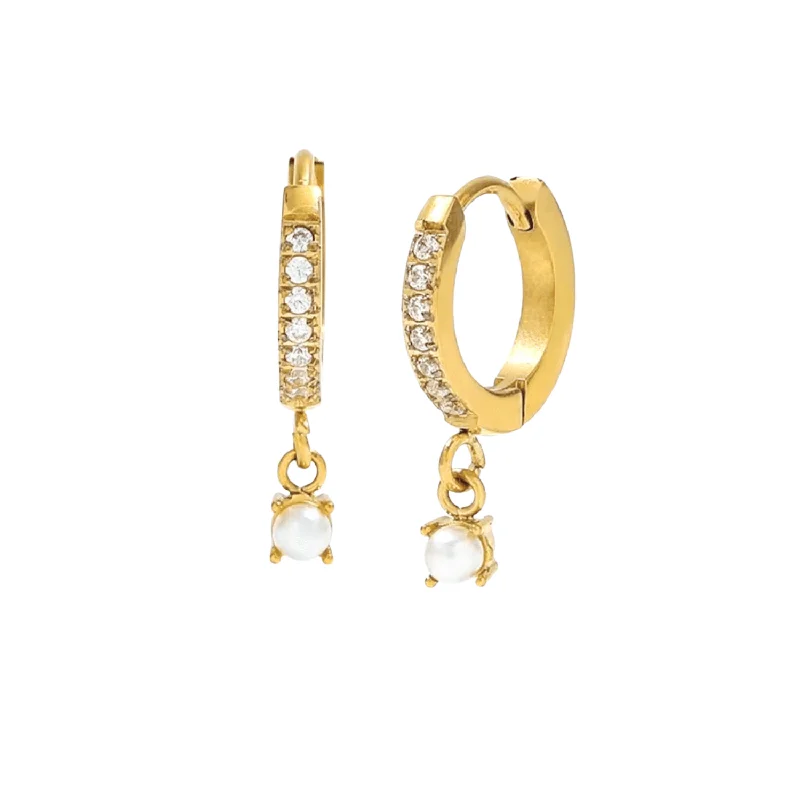 Hoop earrings with oversized designs for a bold, fashion-forward statement-Newport Hoops