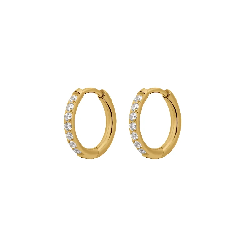 Best hoop earrings with matching bracelets for a coordinated jewelry set-Titanium Celestial Hoops