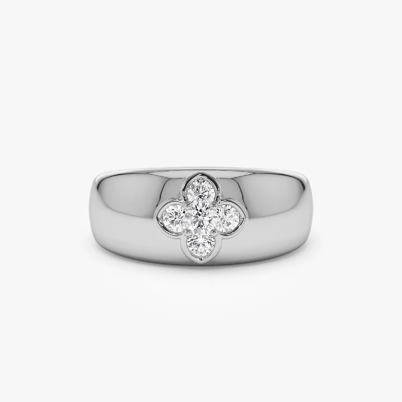 14K White Gold