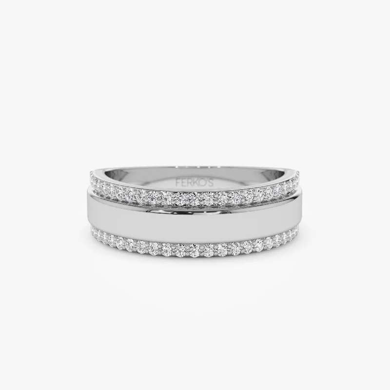 14K White Gold