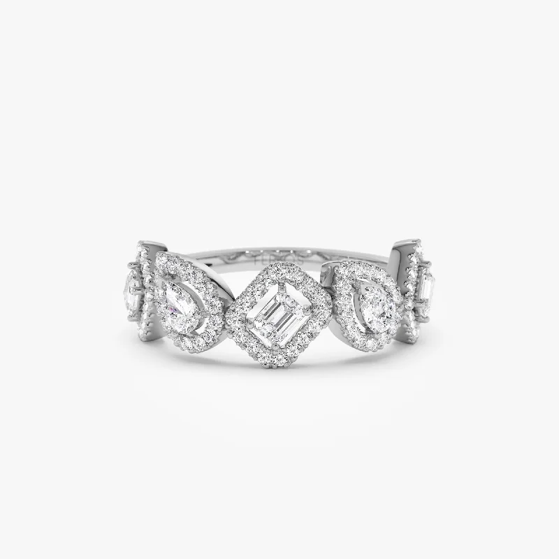 14K White Gold