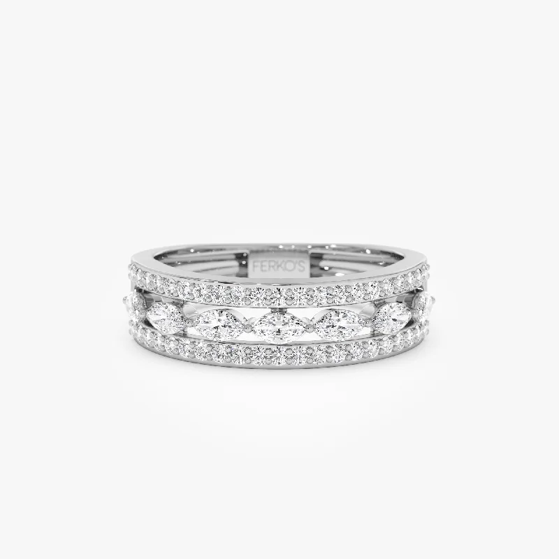 14K White Gold