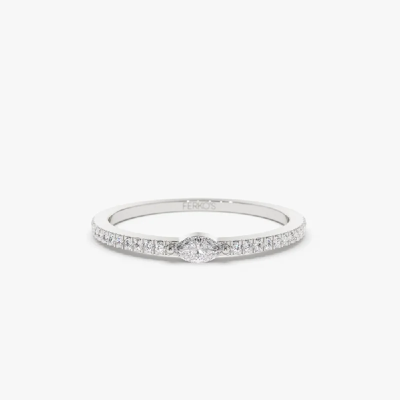 14K White Gold