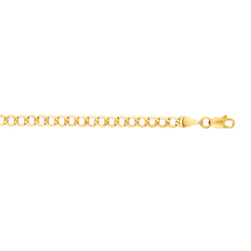 Best necklaces and pendants for everyday wear with minimalist designs-10K Gold 4.4mm Lite Comfort Curb Chain