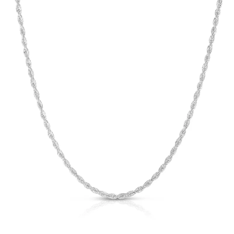 Necklaces and pendants with ocean-inspired designs for a refreshing, beachy feel-14K Gold 2mm Lite Rope Chain