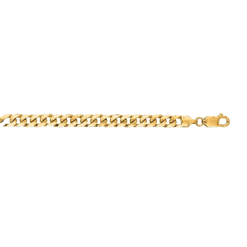 Elegant necklaces and pendants with onyx stones for a sleek, polished look-14K Gold 6mm Miami Cuban