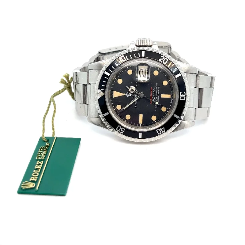 Best necklaces and pendants with crystal accents for a sparkling and elegant style-1971 Rolex "Red" Submariner ref 1680