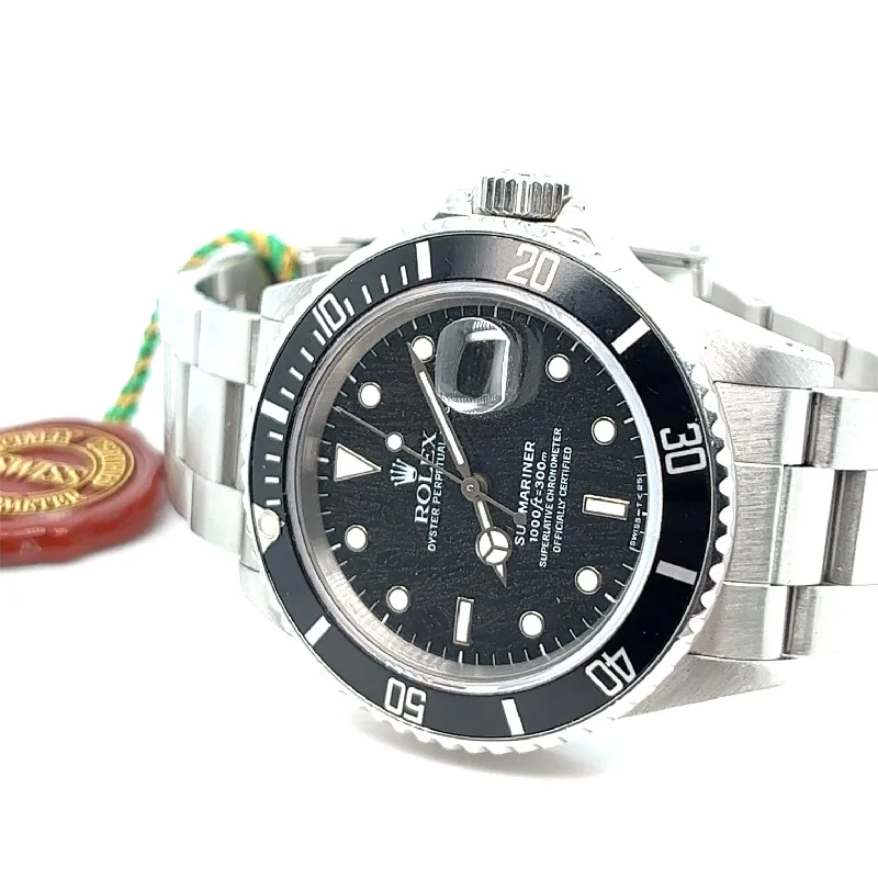 Personalized necklaces and pendants with initials for a customized and meaningful gift-1988 Rolex Submariner ref 16,8000 Star Dust Dial