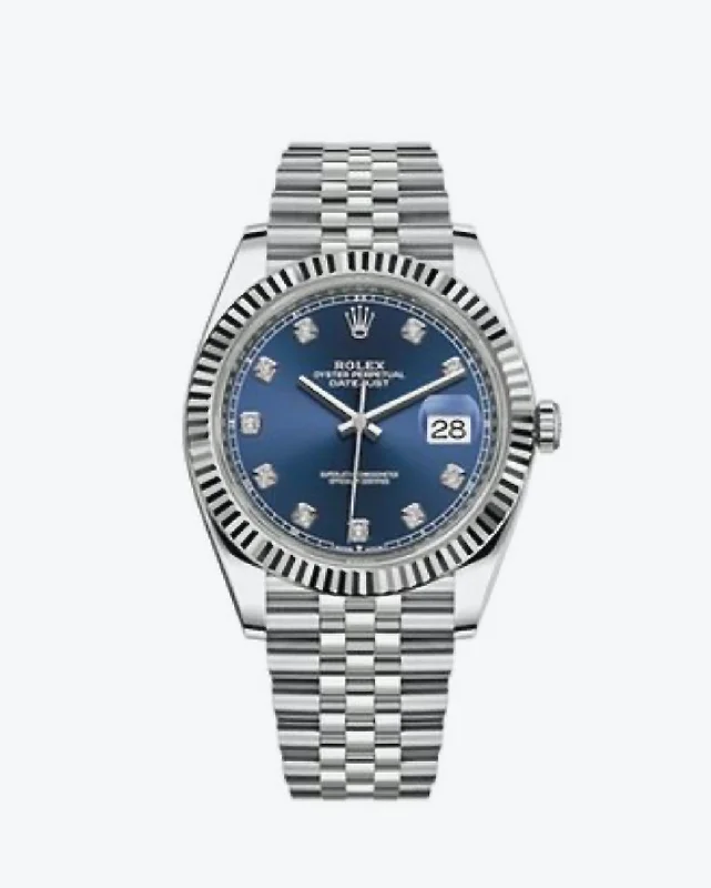 Best necklaces and pendants with intricate beadwork for a bohemian-inspired look-2017 Rolex Datejust 41 Blue