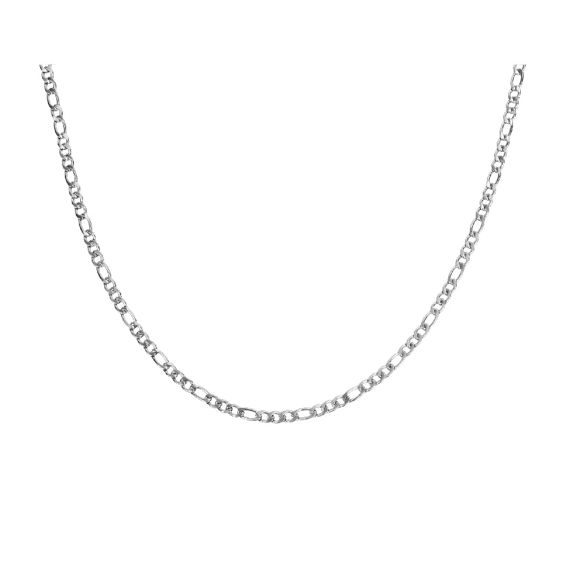 Best necklaces and pendants with matching rings for a coordinated jewelry set-Figaro neck chain