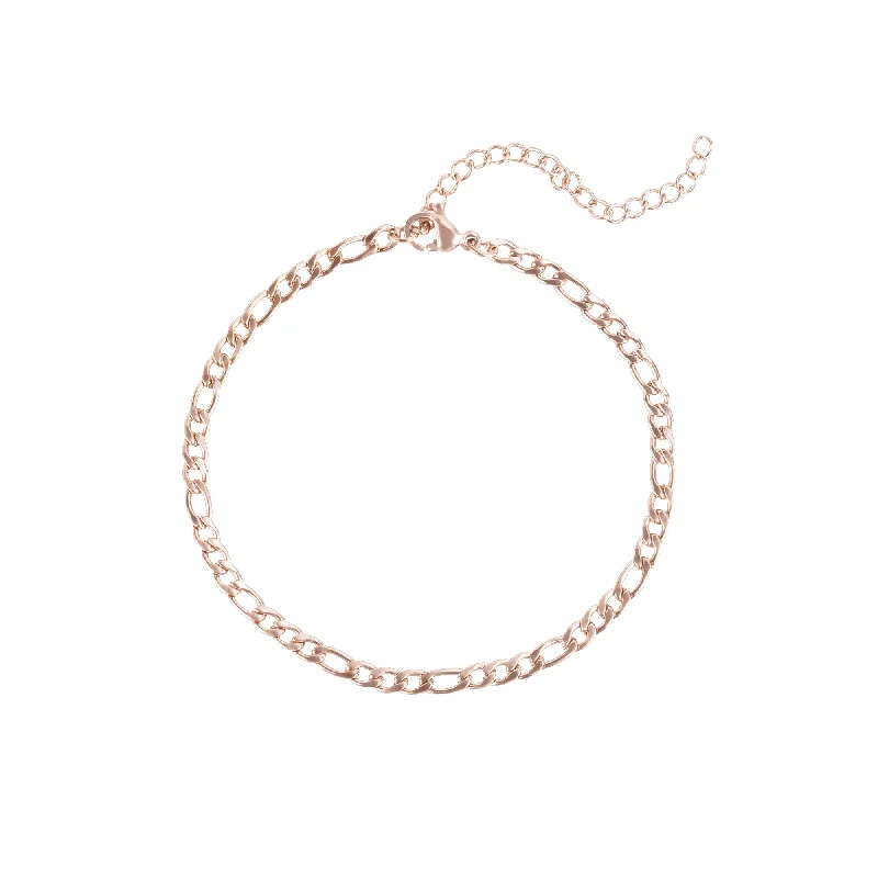 Elegant necklaces and pendants with infinity symbols for timeless designs-Figaro wrist chain