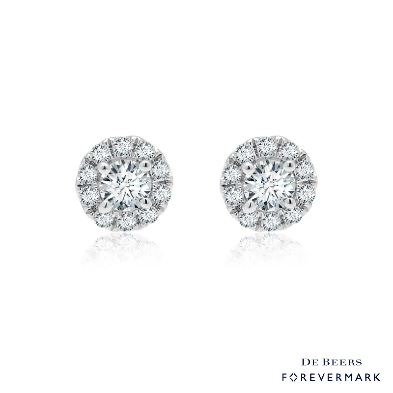 Hypoallergenic Drop Earrings for Sensitive -Forevermark Diamond Center of My Universe Earrings in 18kt White Gold (1/3ct tw)