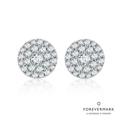 Oval Drop Earrings for Grace -Forevermark Diamond Earrings in 18kt White Gold (1 3/4ct tw)