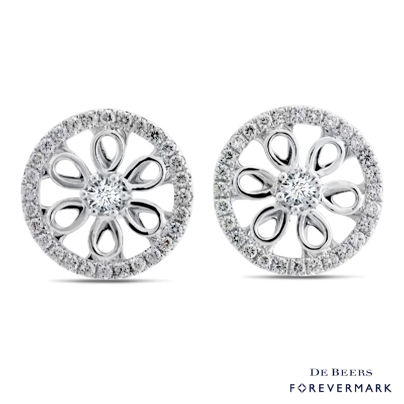 Drop Earrings for Casual Outfit -Forevermark Diamond Earrings in 18kt White Gold (1ct tw)