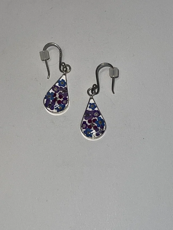 Floral Drop Earrings with Petals -Earrings Dangle/drop By Cmc