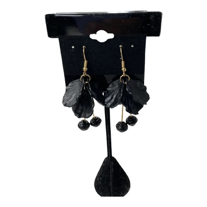 Diamond Drop Earrings for Luxury -Earrings Dangle/Drop In Black