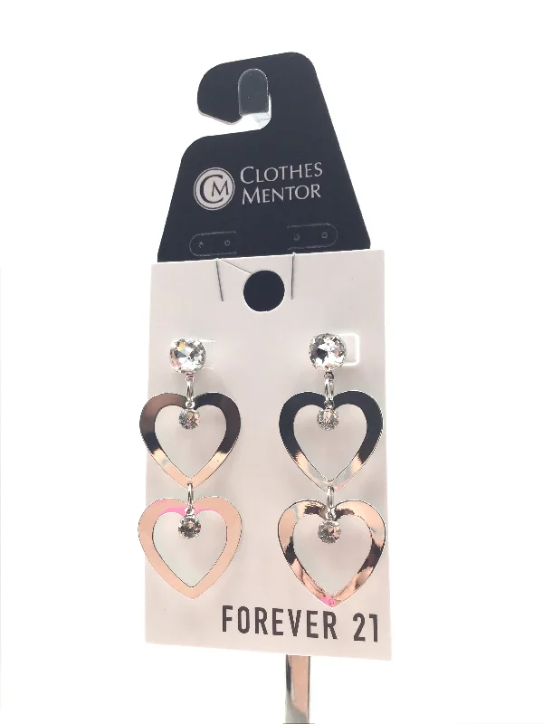 Drop Earrings with Etched Designs -Earrings Dangle/drop By Forever 21