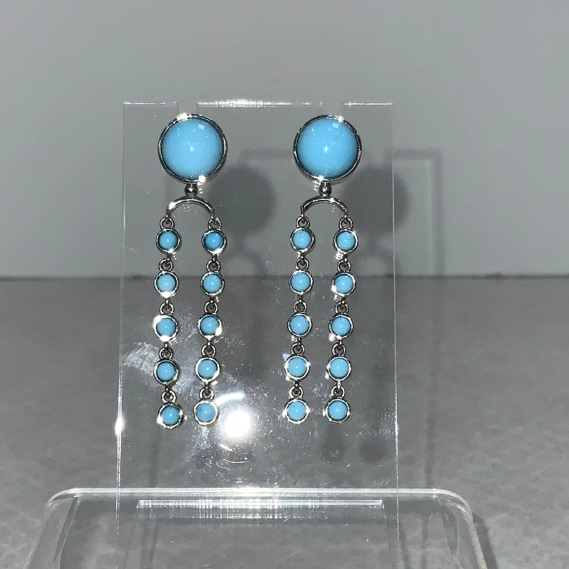 Drop Earrings with Embossed Patterns -Earrings Dangle/drop By Hespera