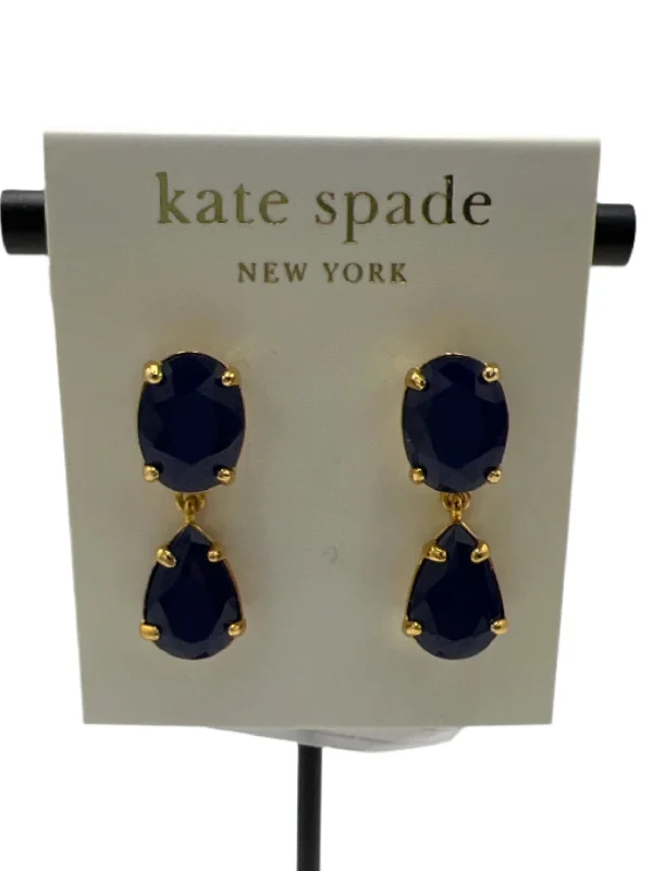 Drop Earrings with Wave Designs -New! Earrings Designer By Kate Spade