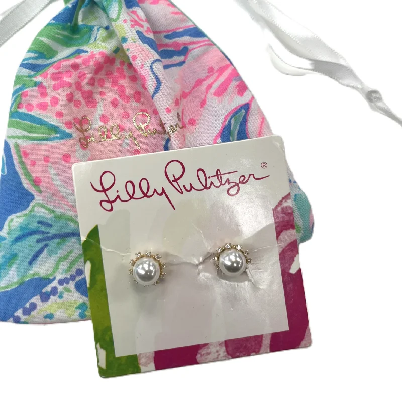 Drop Earrings with Wave Designs -Earrings Designer By Lilly Pulitzer