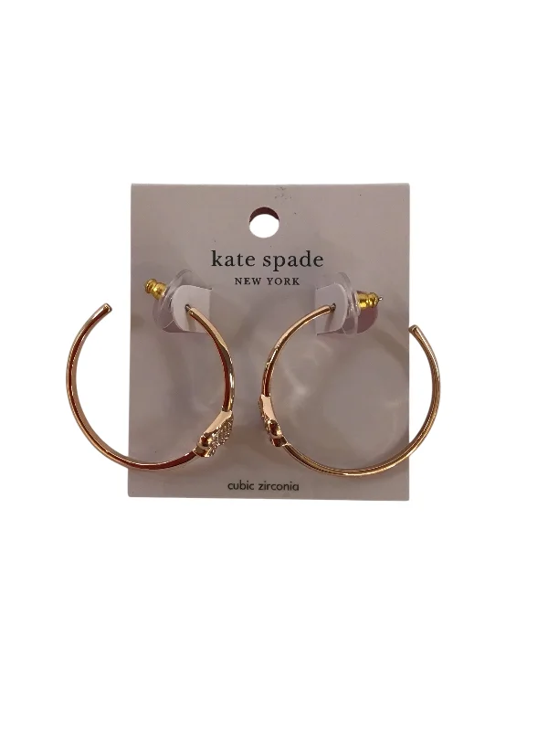 Retro Drop Earrings for Nostalgia -Earrings Hoop By Kate Spade