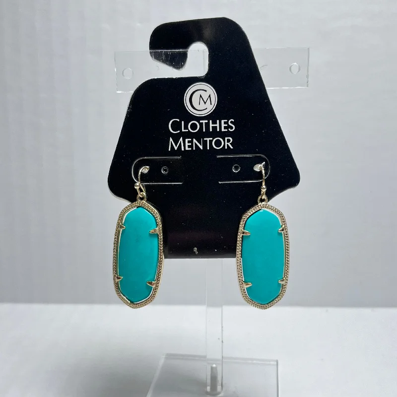 Oval Drop Earrings for Grace -Earrings Other By Kendra Scott