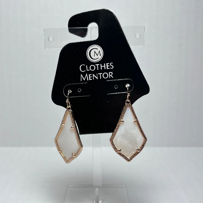 Drop Earrings with Embossed Patterns -Earrings Other By Kendra Scott