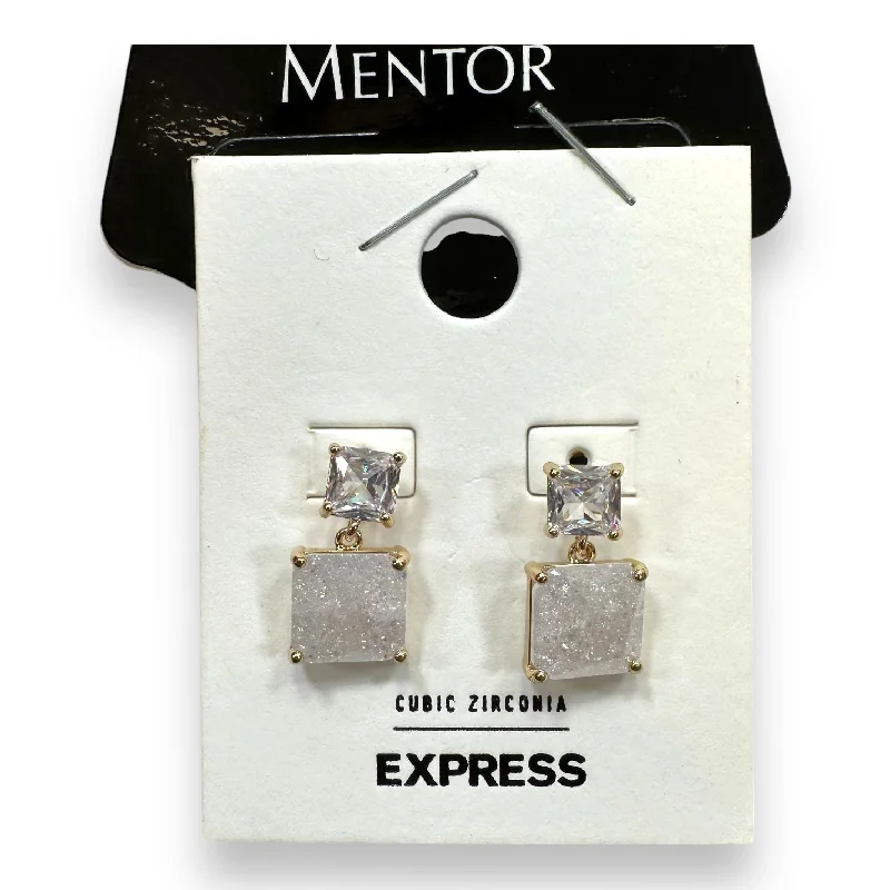 Drop Earrings for Wellness Routine -Earrings Stud By Express