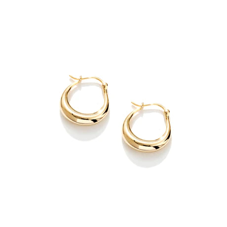 Drop Earrings for Engagement Party -Hendry Hoop Earrings