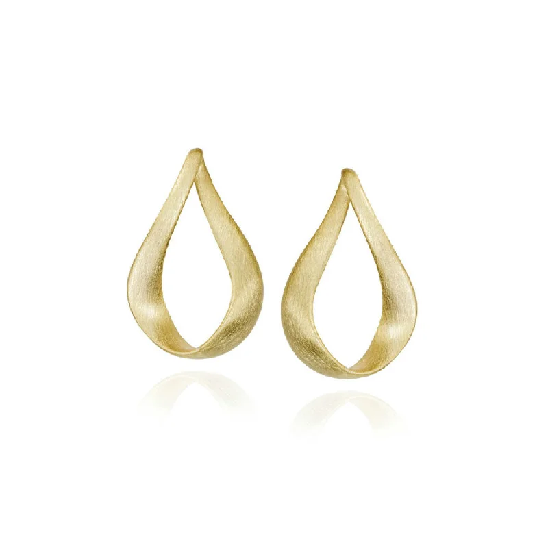 Drop Earrings for Evening Gown -Jorge Revilla Love Collection Front Hoop Earrings