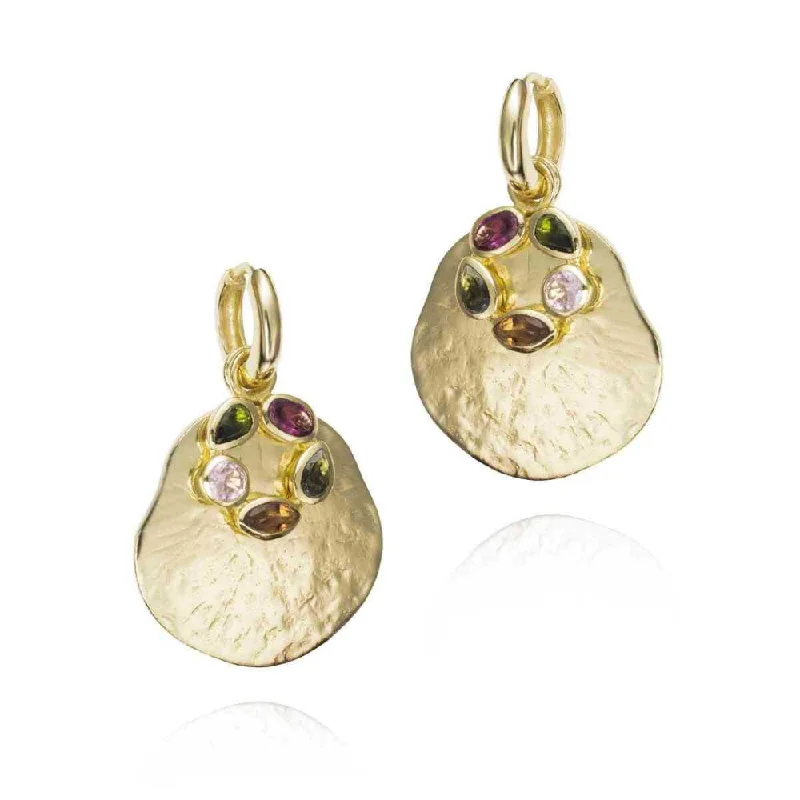 Drop Earrings for Party Look -Jorge Revilla Morning Collection Gemstone Earrings