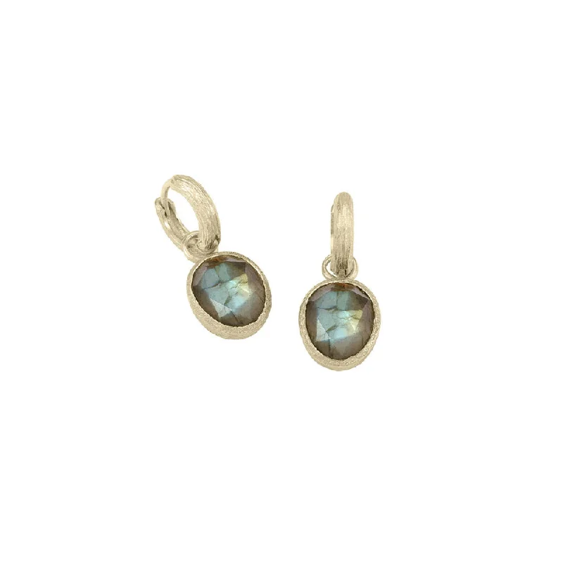 Drop Earrings for Concert Look -Jorge Revilla Shade Collection Labradorite Drop Earrings