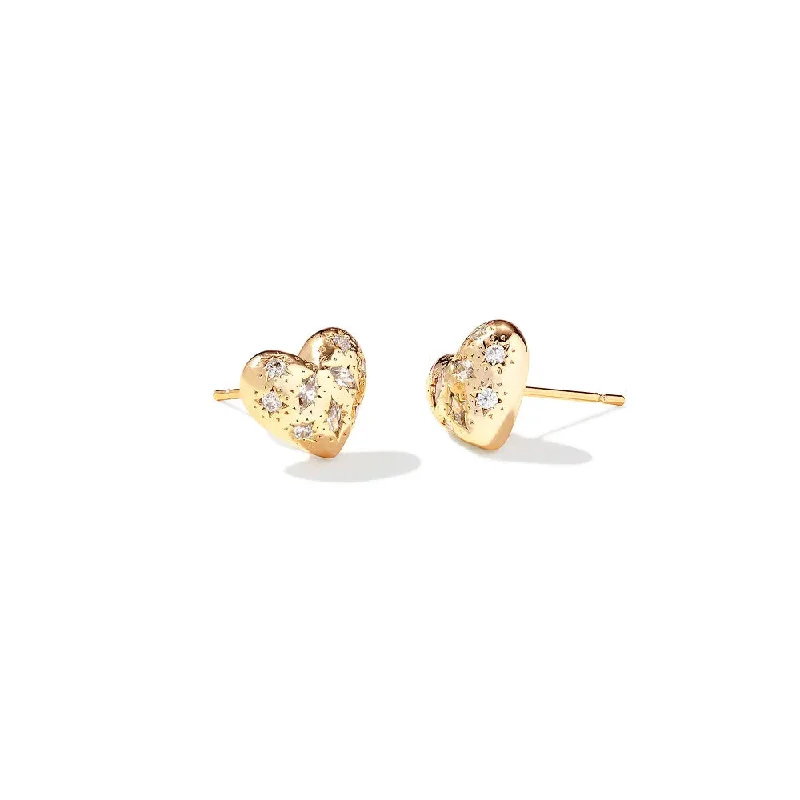 Drop Earrings for Engagement Party -Kendra Scott Holland Heart Stud Earrings