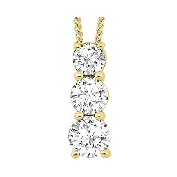 Best necklaces and pendants for everyday wear with minimalist designs-14KT YELLOW GOLD DIAMOND (1/2CTW) PENDANT