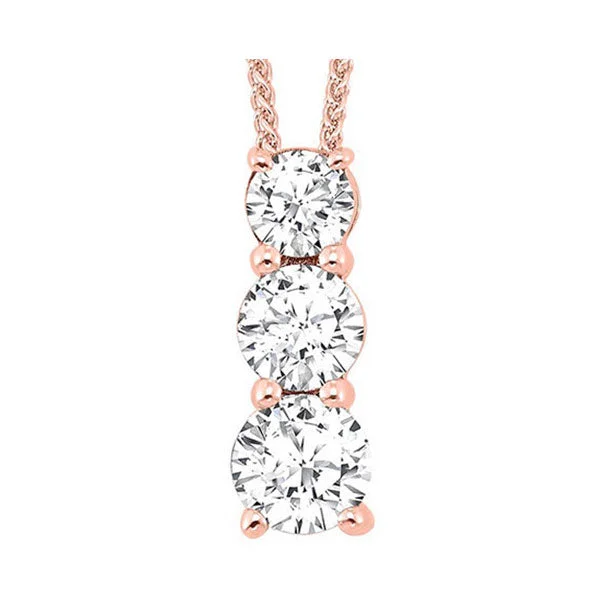 Beautiful necklaces and pendants with diamond-encrusted designs for maximum sparkle-14KT ROSE GOLD DIAMOND (3/4CTW) PENDANT