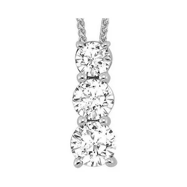 Best necklaces and pendants with silver chains for a sleek, timeless look-14KT WHITE GOLD DIAMOND (3/4CTW) PENDANT