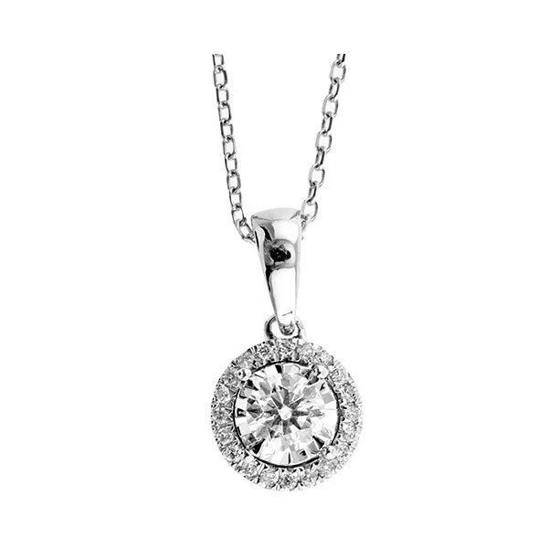 Beautiful necklaces and pendants with butterfly motifs for a whimsical style-14KT WHITE GOLD DIAMOND (1/4CTW) PENDANT