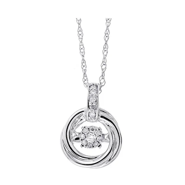 Best necklaces and pendants with rose gold for a warm and romantic appeal-14KT WHITE GOLD DIAMOND (1/20 CTW) PENDANT