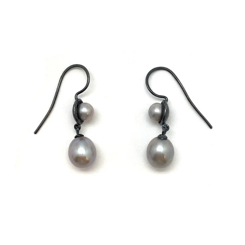 African Drop Earrings with Culture -Pearl Pair Earrings