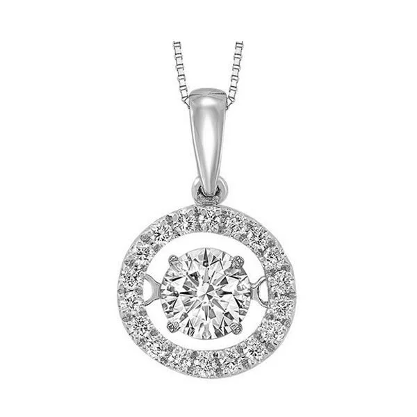 Best necklaces and pendants with matching earrings for a coordinated, elegant look-14KT WHITE GOLD DIAMOND (1CTW) PENDANT