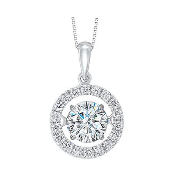 Best necklaces and pendants with opal and gold for a vibrant, luxurious contrast-14KT WHITE GOLD DIAMOND (2CTW) PENDANT