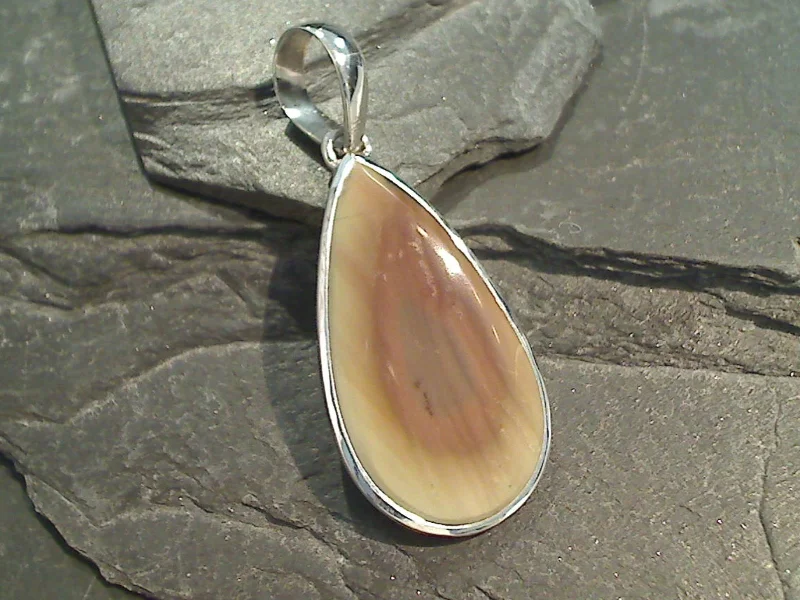 Adjustable Drop Earrings for Custom Fit -Imperial Jasper, Sterling Silver Pendant