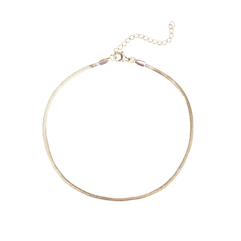 Best necklaces and pendants with silver chains for a sleek, timeless look-Scarlett ankle chain