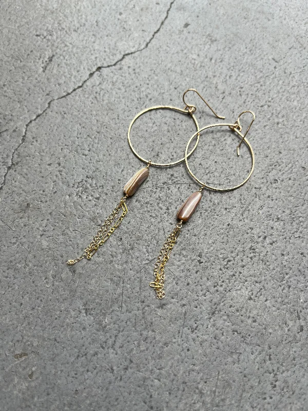 Oval Drop Earrings for Grace -Sevilla Earrings