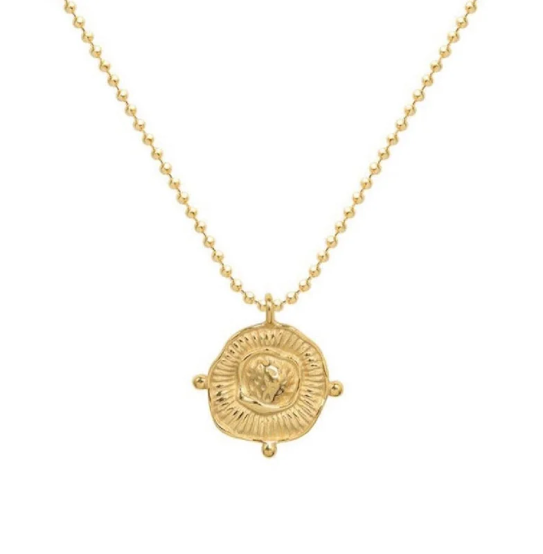 Simple necklaces and pendants with tiny charms for a delicate and casual vibe-Skyler Coin Necklace